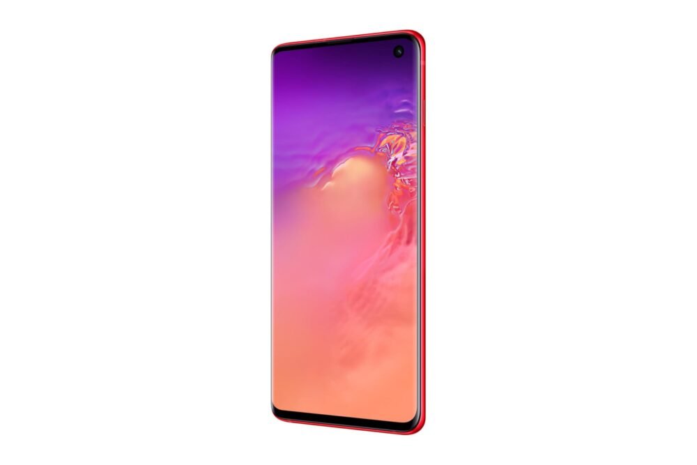 Samsung Galaxy S10 Red 128GB 6.1" Single Sim 16MP Sim Free Android UK - Image 2