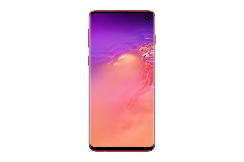 Samsung Galaxy S10 Red 128GB 6.1" Single Sim 16MP Sim Free Android UK