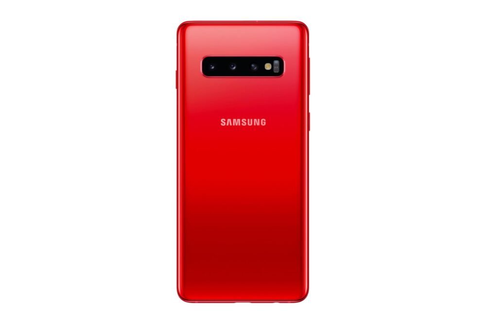 Samsung Galaxy S10 Red 128GB 6.1" Single Sim 16MP Sim Free Android UK - Image 4